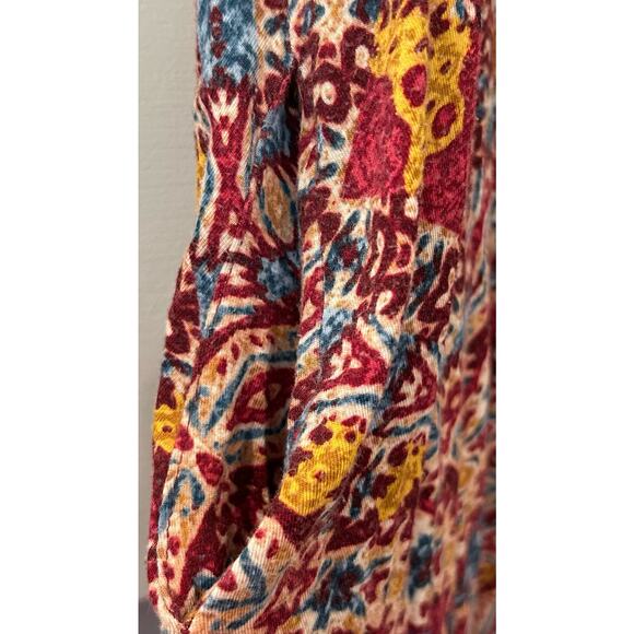 Maeve by Anthropologie Lilt Sleeveless Swing Dress in Red‎ Size Small Petite - Picture 3 of 5